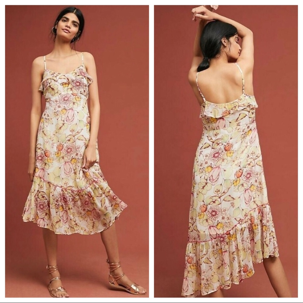 🆕NWT rare Anthropologie Lahaina Midi Dress
